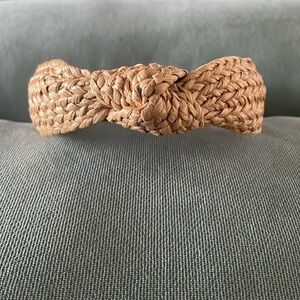 Boho Natural Woven Knotted Headband
